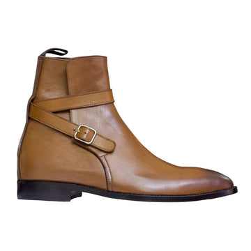 Men's Brown Jodhpurs Boot featuring premium leather and a classic design.
