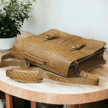 Men Handmade Leather Bags Image Posh foot wears