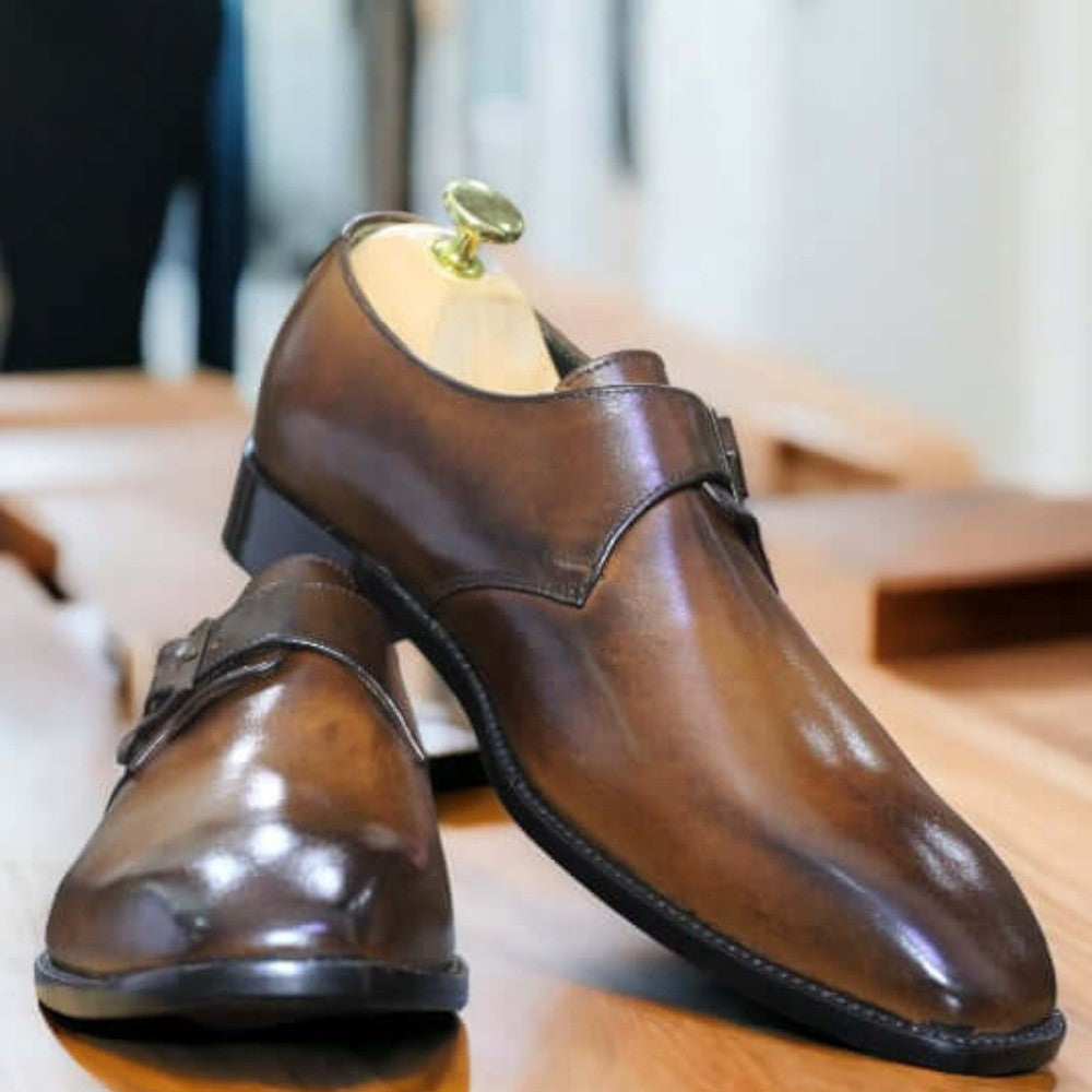 Explore elegant handmade monk shoes at Posh Footwear. Available in leather and suede, our monk straps offer sophistication for any wardrobe. Shop now for unparalleled style and craftsmanship!
