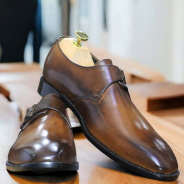 Explore elegant handmade monk shoes at Posh Footwear. Available in leather and suede, our monk straps offer sophistication for any wardrobe. Shop now for unparalleled style and craftsmanship!