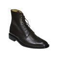 Men's Ankle High Handmade Brown Leather Boot featuring premium leather and a durable sole.