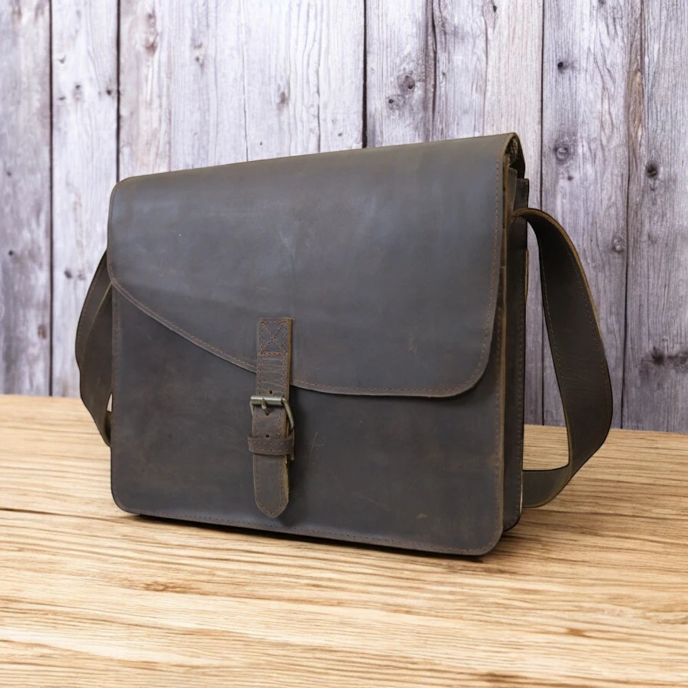 Side View – Profile View Showing Bag Depth and Strap Attachment


