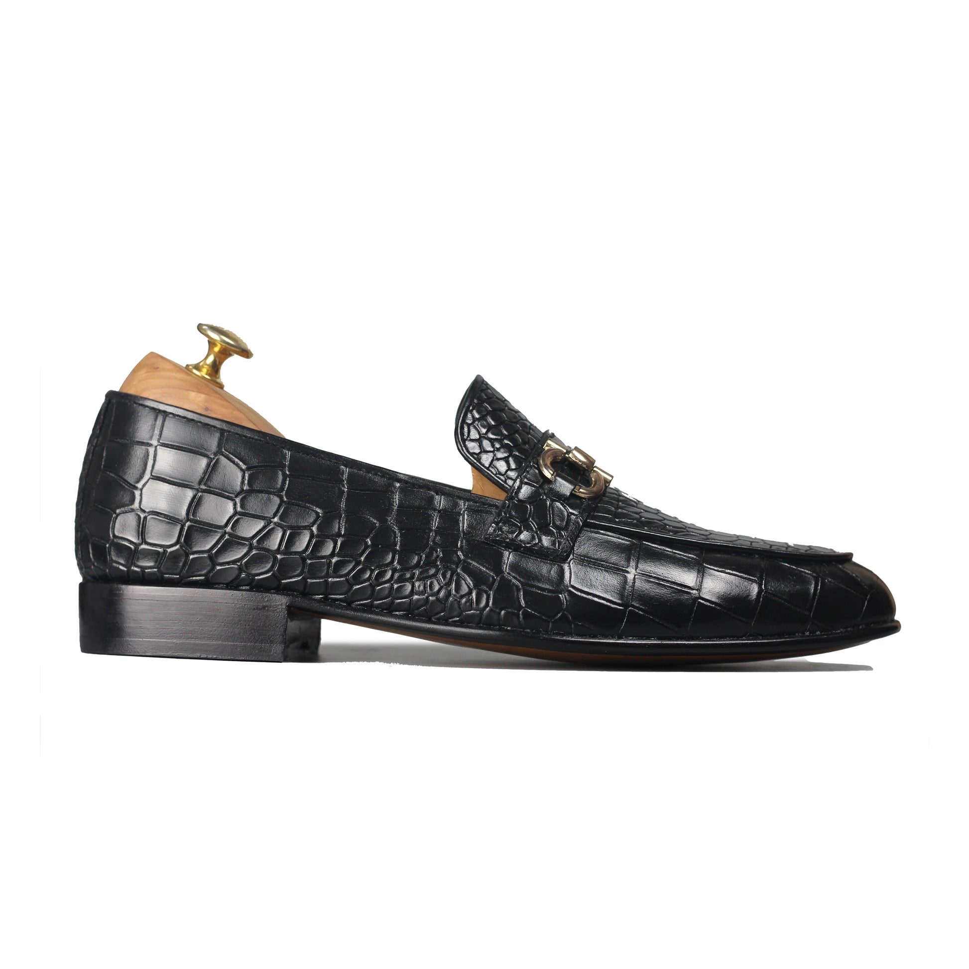 Blue Buckle Alligator Loafers: A Statement of Luxury and Style - Posh Footwears | Customize premium leather handmade bags, wallet, shoes