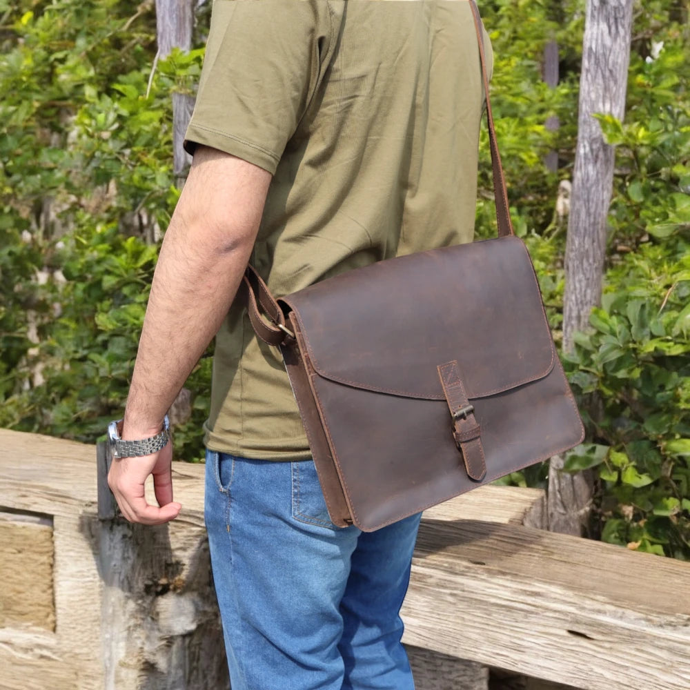Open View – Interior Compartments with Laptop, Pens, and Wallet

