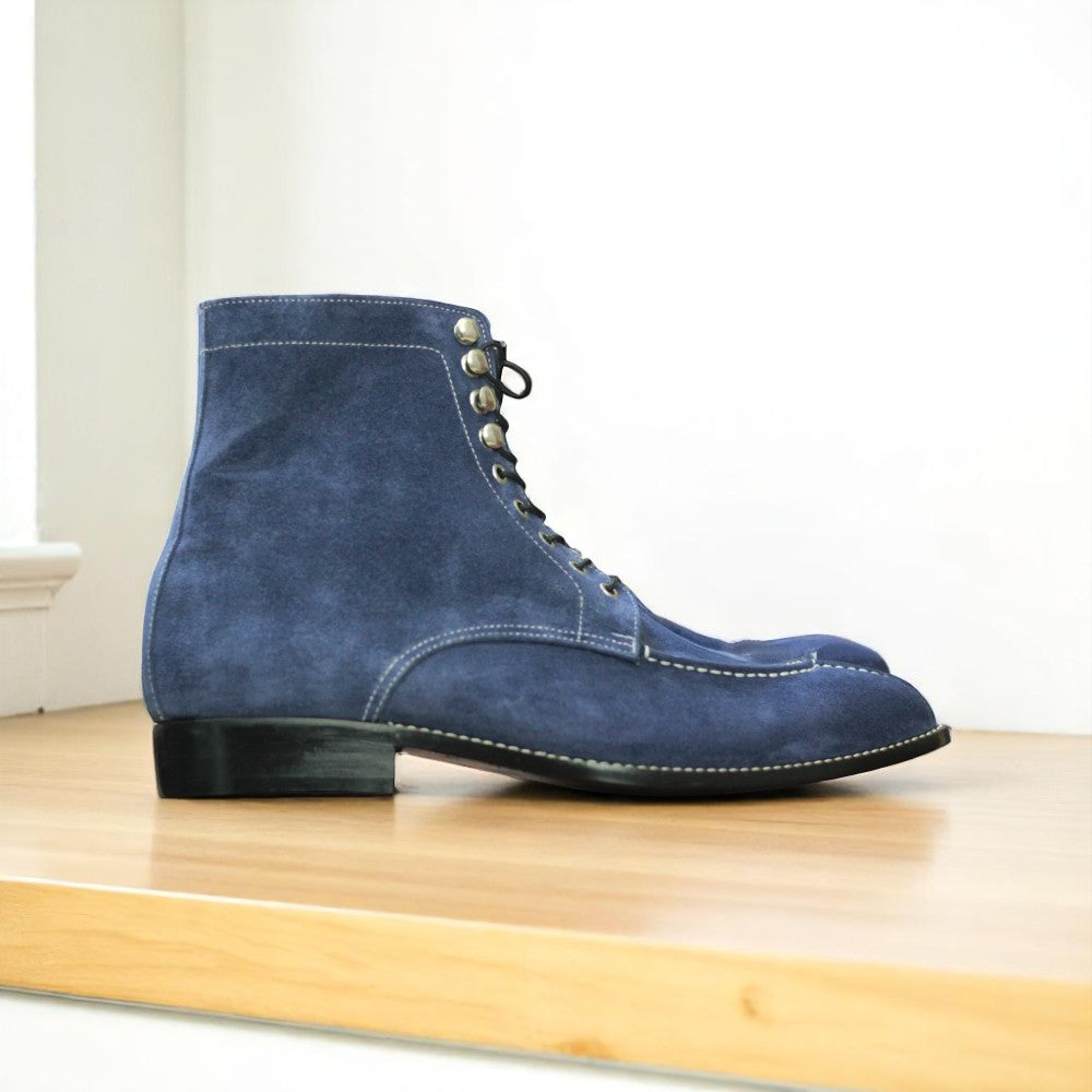 Side view showing elegant ankle profile

