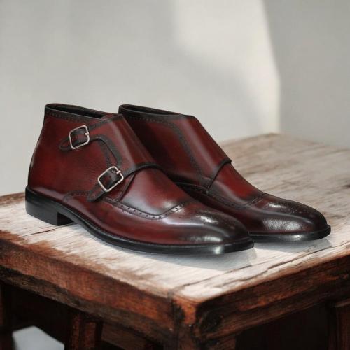 Men burgundy ankle boots for men shop_this_look_AVdw3f