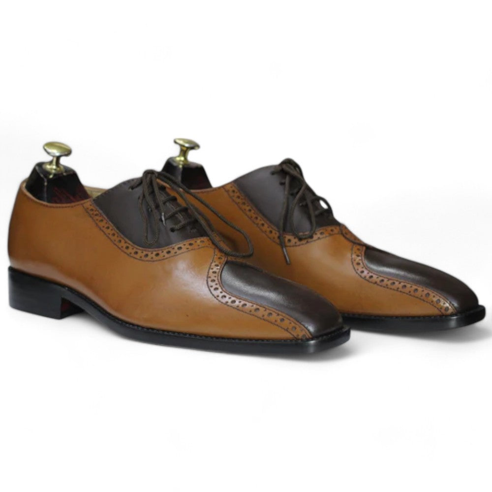 Handmade Oxford Style Shoes, Leather Shoes For Men's