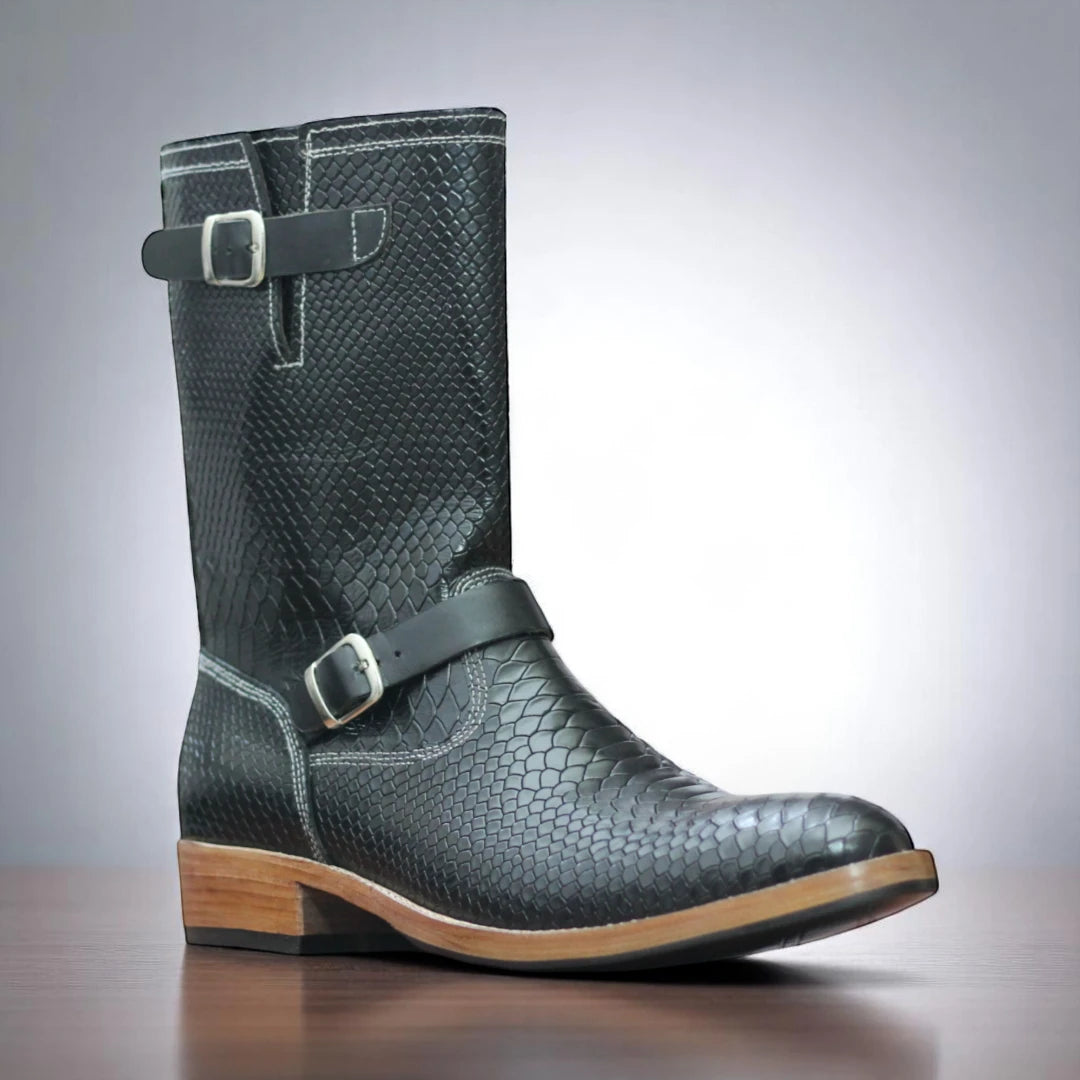 Back View – Rear View Showing Heel and Structured Back

