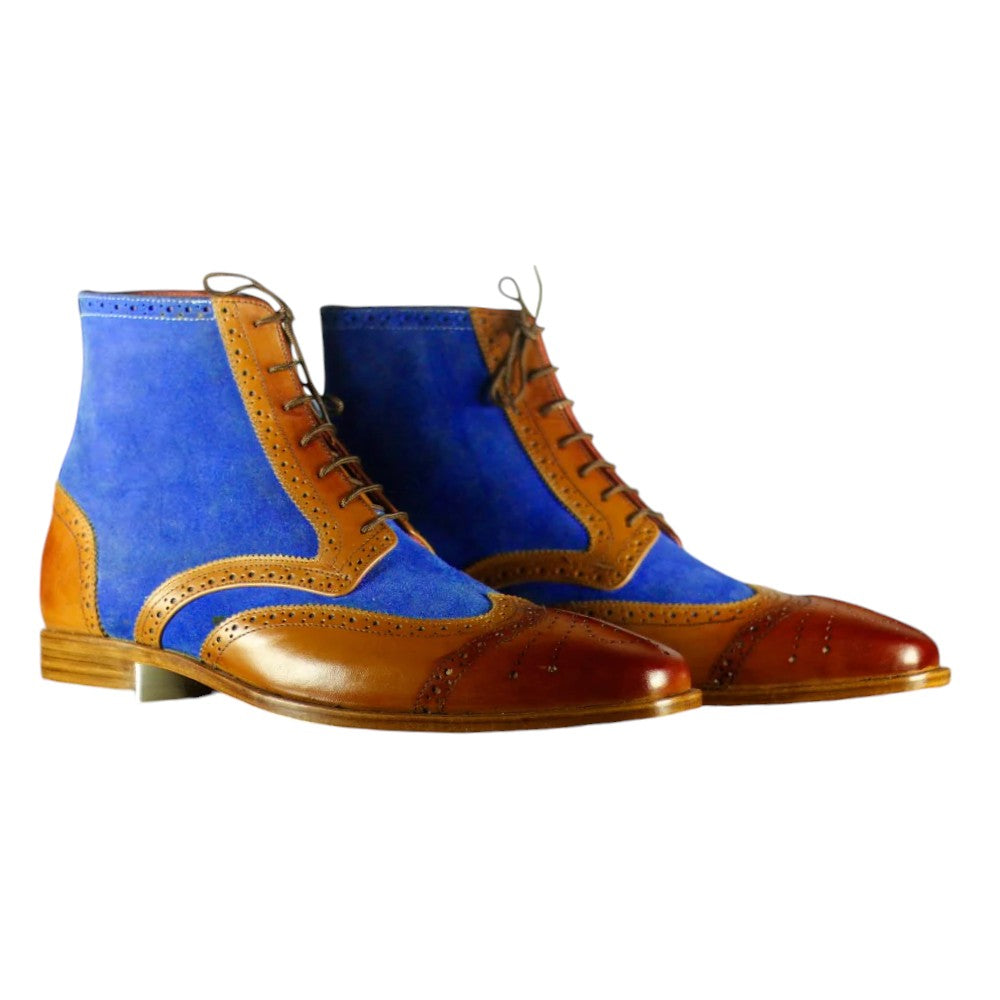 Men's Two Tone Ankle Boot – Stylish and Versatile Footwear - Posh Footwear