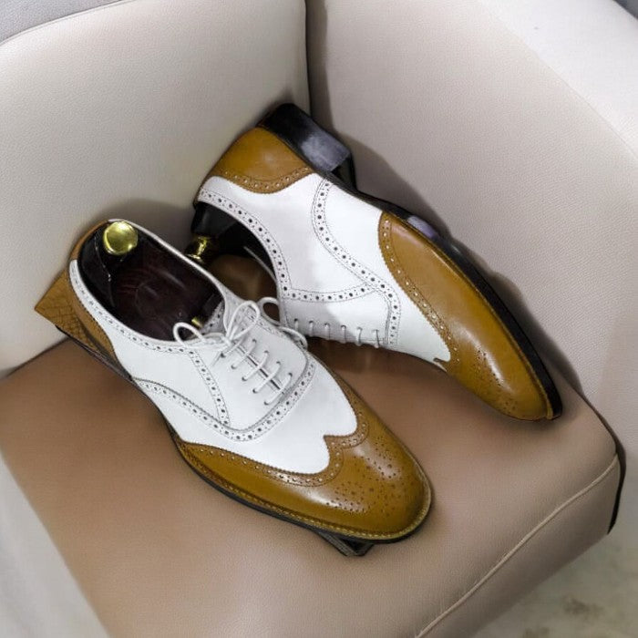 Premium leather oxford shoes for men, featuring a sleek design and shiny finish