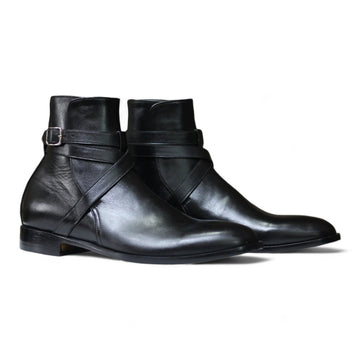 Handmade Jodhpurs Boots, Leather Buckle Boots For Men's
