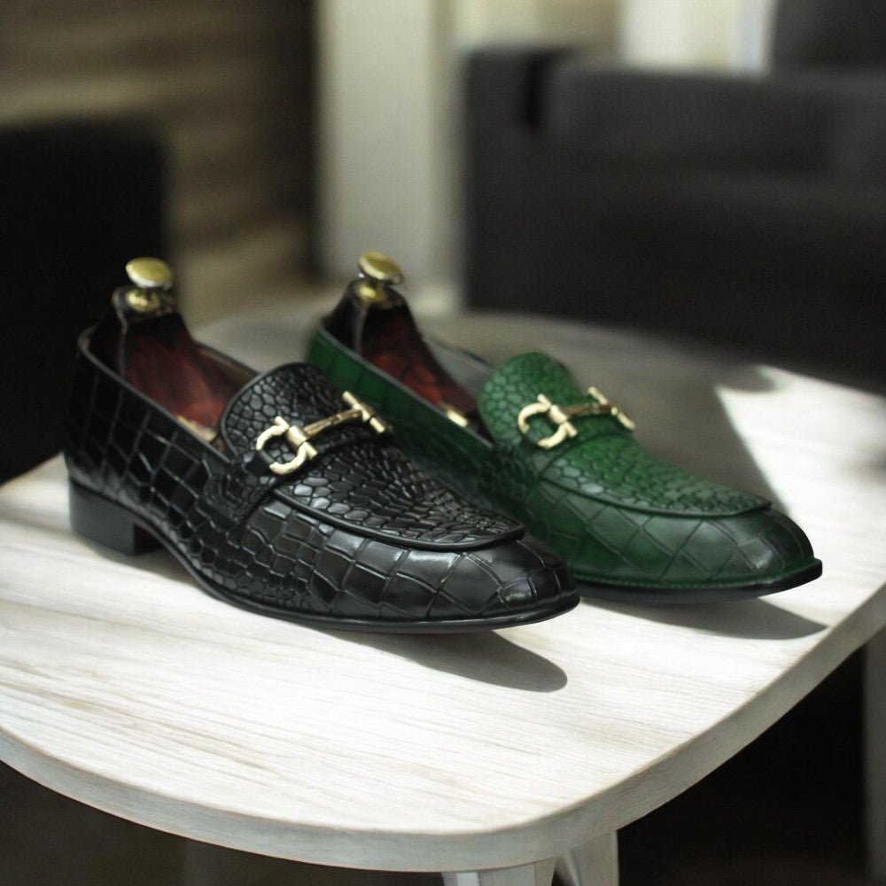 Handmade Penny Loafers, Leather Brown Loafers For Men's - Posh FootwearShoes