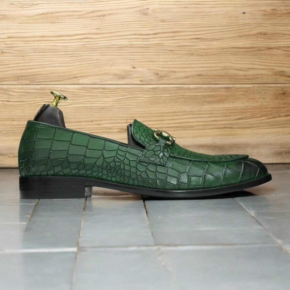 Handmade Penny Loafers, Leather Brown Loafers For Men's - Posh FootwearShoes