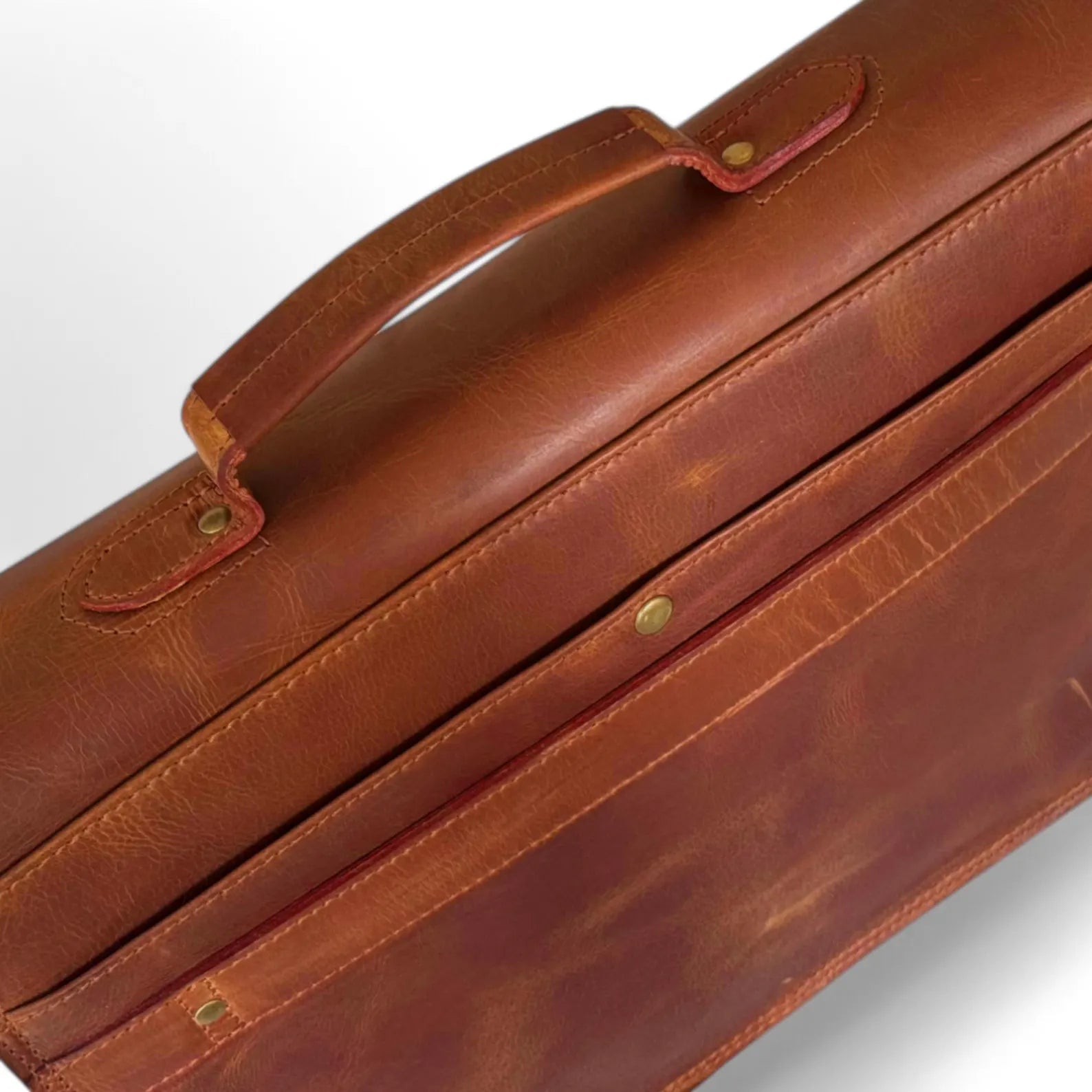 top handle view leather bag posh foot wear 