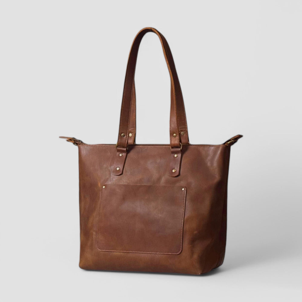 Handmade Vintage Leather Universal Bag, College Bag, University Student Bag