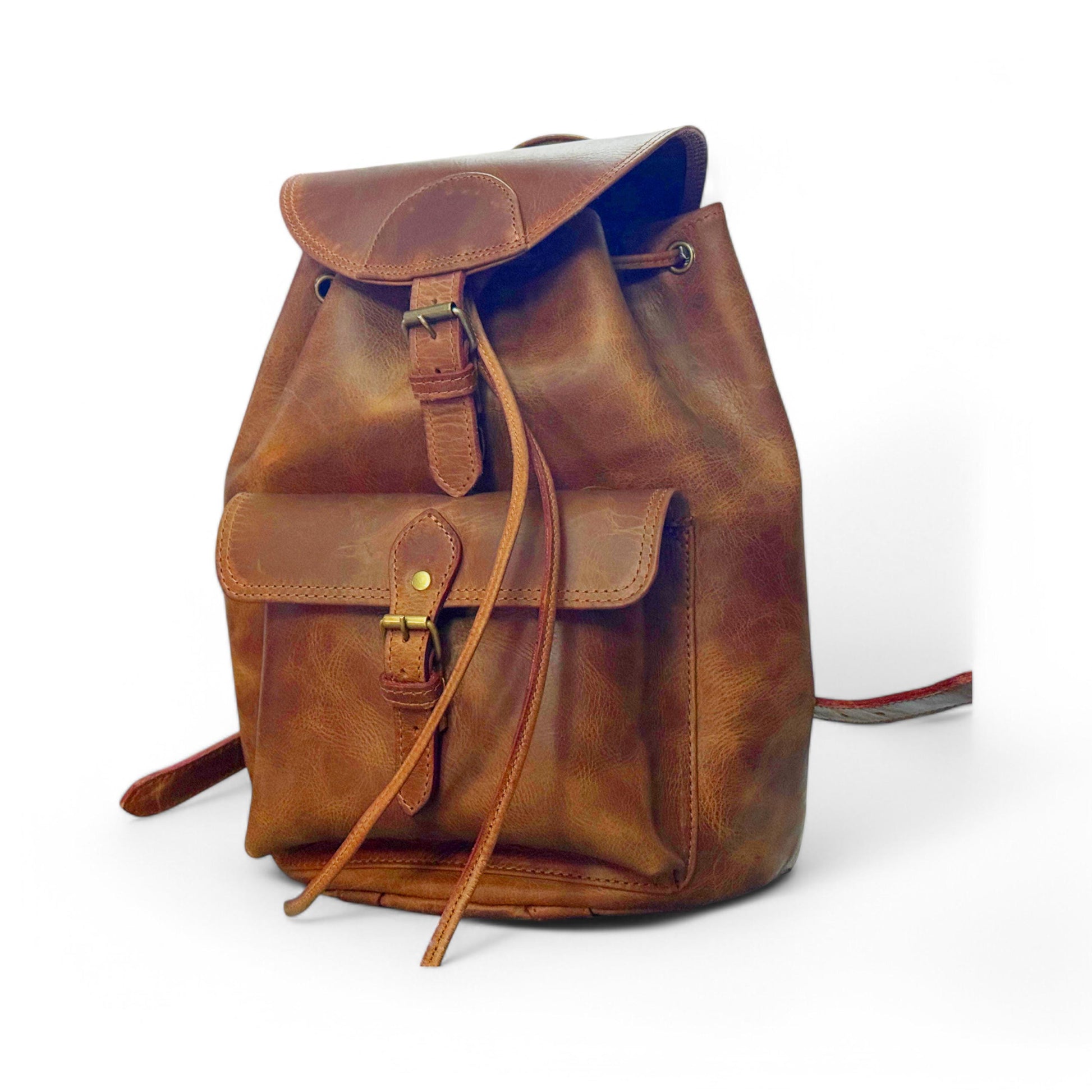 Back View – Adjustable Straps and Back Zipper Pocket

