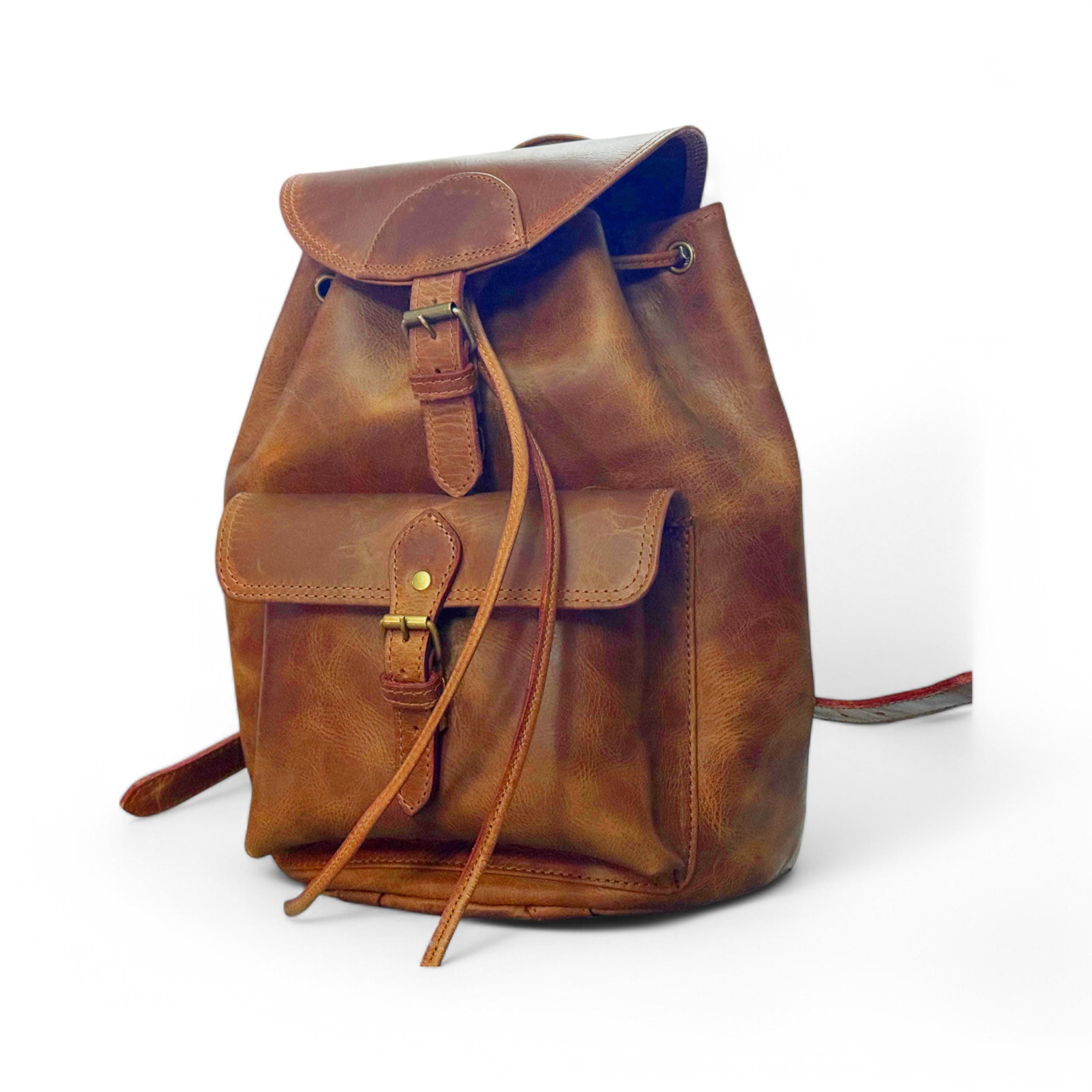 Back View – Adjustable Straps and Back Zipper Pocket


