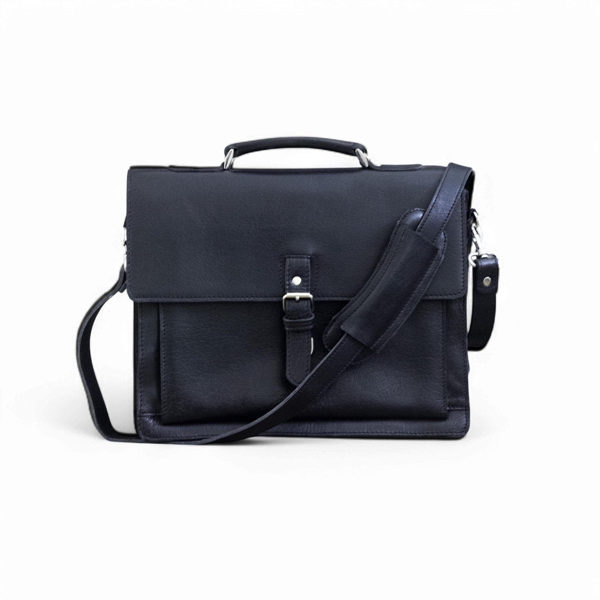 Leather laptop bag, College Bag, Leather Cross-Body Bag Briefcase 
