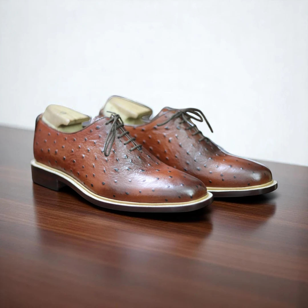 Sole View – Leather Sole with leather Insert Grip


